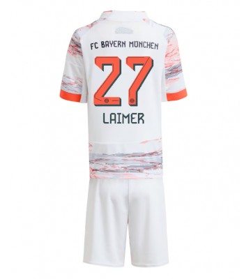 Bayern Munich Konrad Laimer #27 Udebanetrøje Børn 2025-26 Kortærmet (+ Korte bukser)